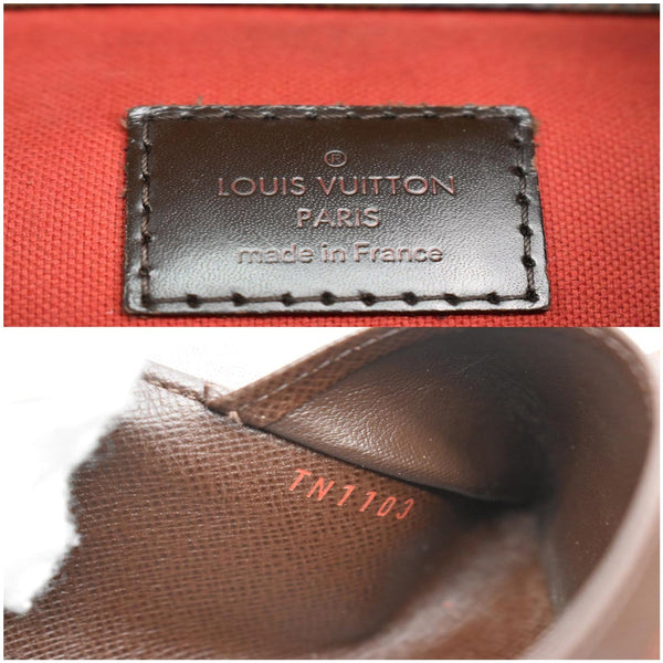 LOUIS VUITTON Josephine Damier Ebene Wallet Brown
