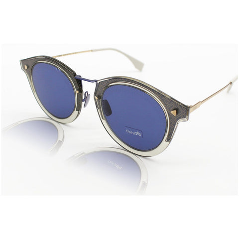FENDI FF M0044/G/S 009VKU Sunglasses Blue Avio Lens