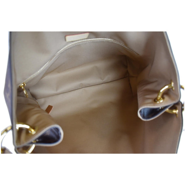 LOUIS VUITTON Graceful MM Monogram Canvas Shoulder Bag Brown