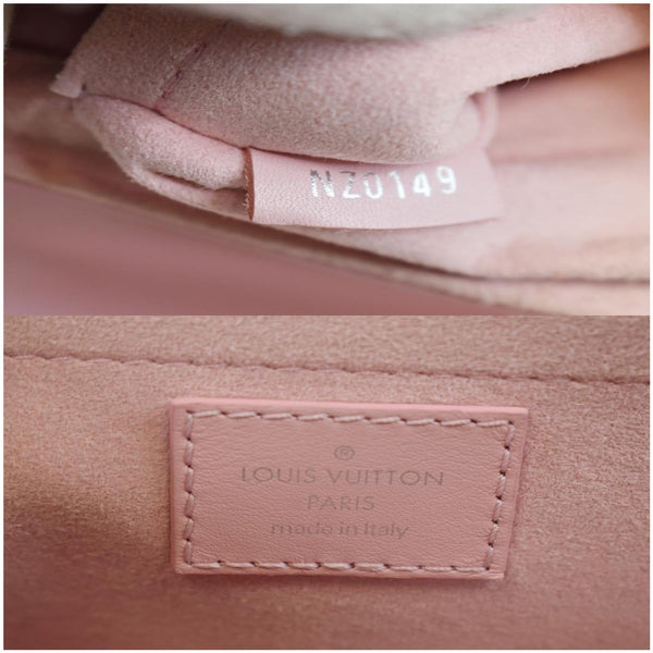 LOUIS VUITTON New Wave Chain MM Calfskin Leather Shoulder Bag Rose Pink