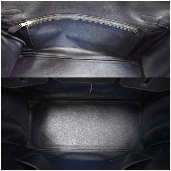 Hermes Birkin 35 Black Togo Leather Tote Bag - Black interior  | DDH