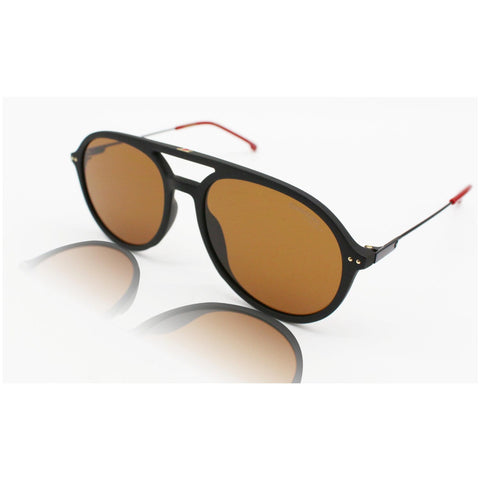 CARRERA CA2005TS/0003-70 Matte Black Sunglasses Brown Lens