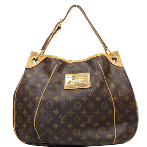 LOUIS VUITTON Galliera PM Monogram Canvas Shoulder Bag Brown