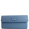 GUCCI Microguccissima Leather Wallet Light Blue 449364