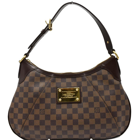 LOUIS VUITTON Thames GM Damier Ebene Shoulder Bag Brown