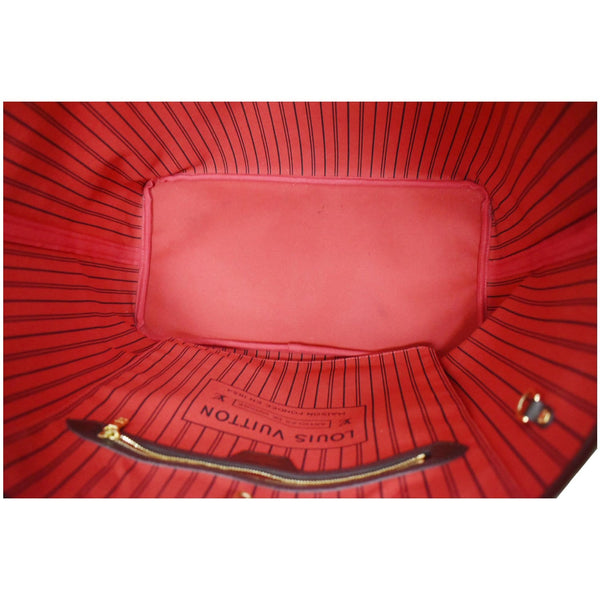 LOUIS VUITTON Neverfull GM Damier Ebene Tote Shoulder Bag Brown