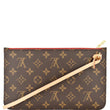 Louis Vuitton Neverfull MM Monogram Canvas Pochette Pouch