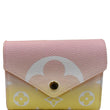 LOUIS VUITTON Monogram Victorine Compact Wallet Pink