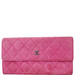 Chanel CC Caviar Leather Long Wallet Pink | Model 2015