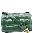 BOTTEGA VENETA Padded Cassette Leather Crossbody Bag Dark Green