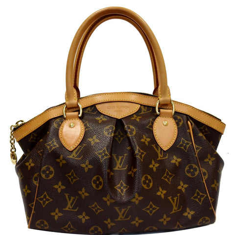 LOUIS VUITTON Tivoli GM Monogram Canvas Satchel Bag Brown