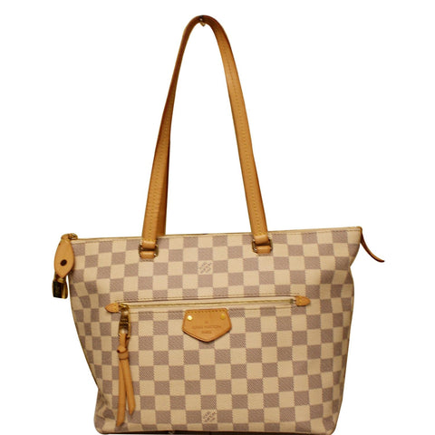 LOUIS VUITTON Iena PM Damier Azur Shoulder Bag White