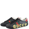 GUCCI Web Ace Guccy Leather Sneakers Black 525268 US 7