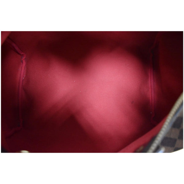 Louis Vuitton Speedy 30 Damier Ebene Satchel Bag - red inside preview  | DDH