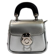 BURBERRY Trench Patent Leather Charm Coin Purse Bag Black/Silver - Final Sale