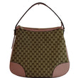 GUCCI Large Bree GG Canvas Hobo Bag Pink 449244