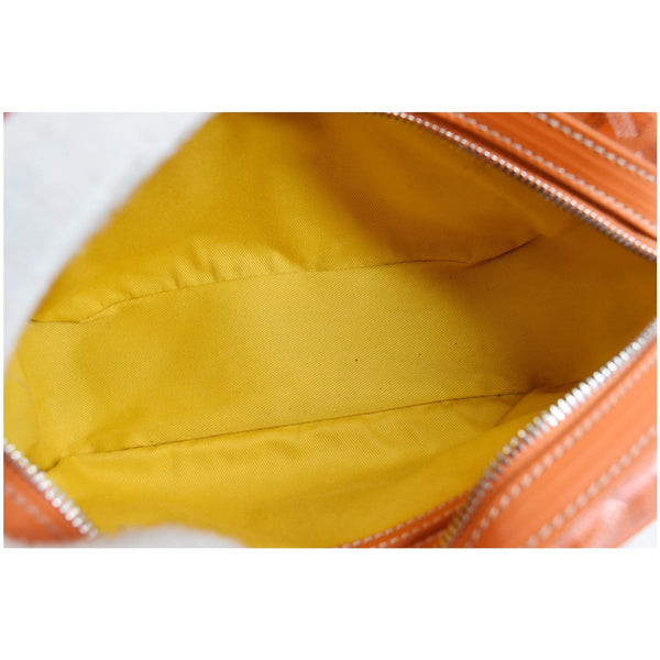 GOYARD Cap Vert Coated Canvas Messenger Bag Orange
