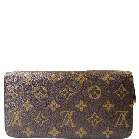 LOUIS VUITTON Zippy Monogram Canvas Long Wallet Brown