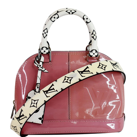 LOUIS VUITTON Alma BB Patent Leather Shoulder Bag Rose Blush - Final Sale