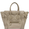 Celine Drummed Mini Luggage Calfskin Leather Tote Bag