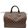 LOUIS VUITTON Speedy 30 Damier Ebene Satchel Bag Brown