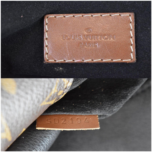 LOUIS VUITTON Pallas Monogram Canvas 2Way Shoulder Bag Brown