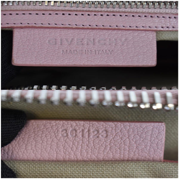 GIVENCHY Antigona Small Goatskin Leather Shoulder Bag Rose Pink