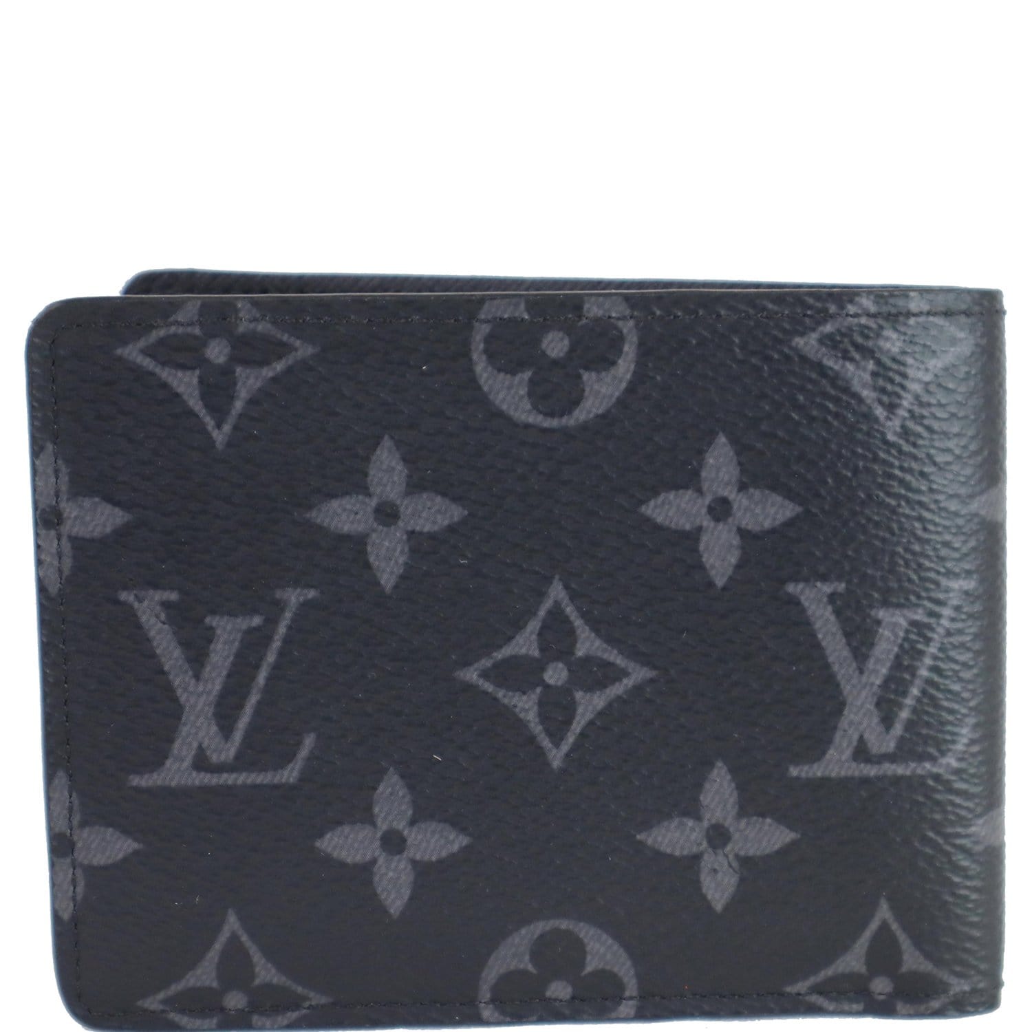 Louis Vuitton Monogram Eclipse Discovery compact wallet M45417 FH0271 Black  x Gray Compact Wallet Louis Vuitton
