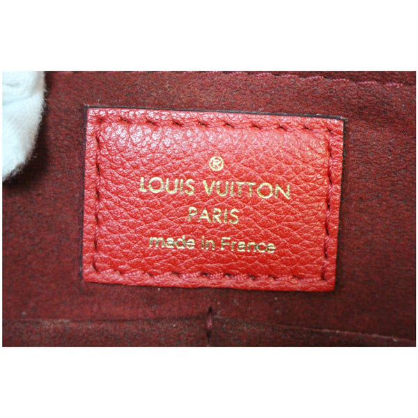 Engraved Logo Louis Vuitton Kimono Monogram Calfskin Bag