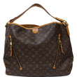 LOUIS VUITTON Delightful GM Monogram Canvas Shoulder Bag Brown