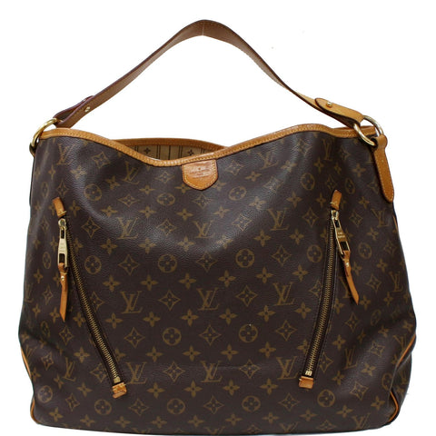 LOUIS VUITTON Delightful GM Monogram Canvas Shoulder Bag Brown