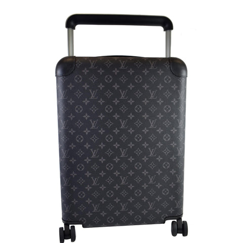 LOUIS VUITTON Horizon 55 Monogram Eclipse Canvas Rolling Suitcase Black