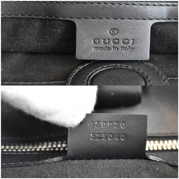 GUCCI Caleido Print Web Canvas Tote Bag Beige/Black 450950