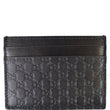 GUCCI Microguccissima Card Case Black 476010