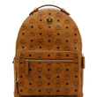 MCM Stark Classic Visetos Canvas Backpack Bag Cognac