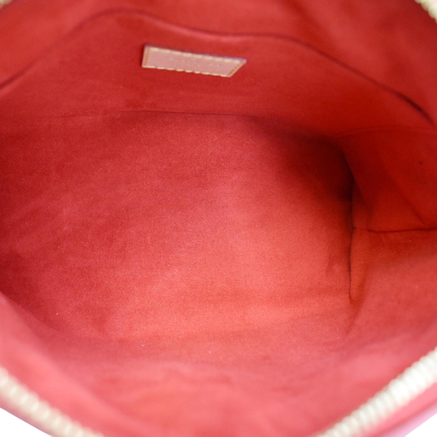 Pallas cloth handbag Louis Vuitton Brown in Cloth - 20423053