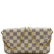 Louis Vuitton Felicie Pochette Damier Azur Crossbody Bag