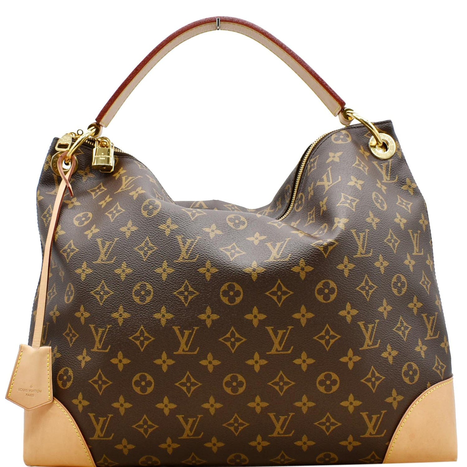 Louis Vuitton Monogram Berri MM - Brown Shoulder Bags, Handbags - LOU818820