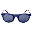 TOMMY HILFIGER TH 1348/S JU7 49 Round Unisex Sunglasses Blue Lens