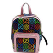 GUCCI Psychedelic GG Supreme Monogram Canvas Backpack Bag Multicolor 601296