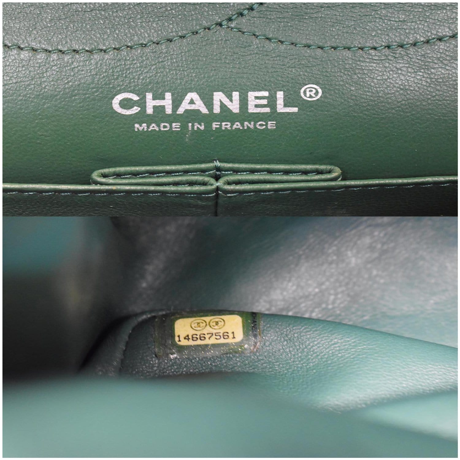 Chanel 2.55 Reissue Double Patent Bag Green