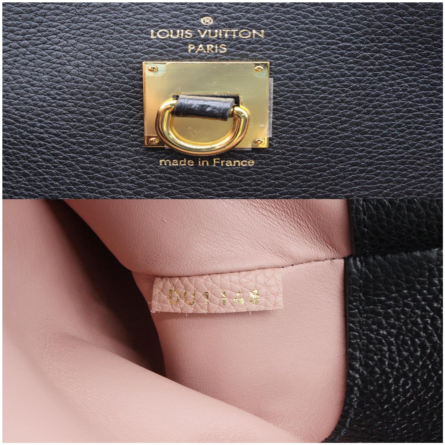 Louis Vuitton Bijou de Sac Steamer Micro Black Leather ref.767240