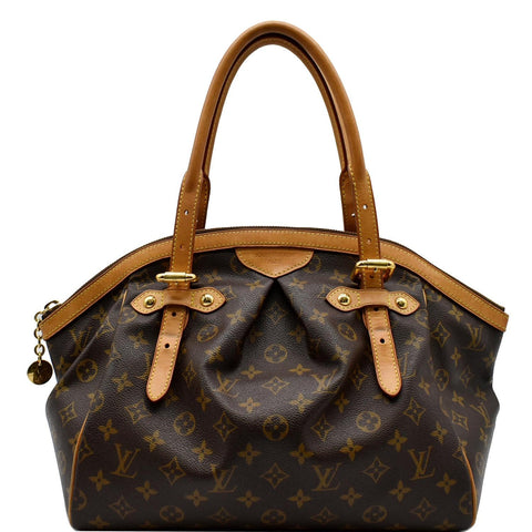 LOUIS VUITTON Tivoli GM Monogram Canvas Shoulder Bag Brown - Hot Deals