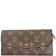 Louis Vuitton Emilie Monogram Canvas Wallet Brown Women