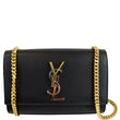 YVES SAINT LAURENT Kate Small Smooth Leather Crossbody Bag Black
