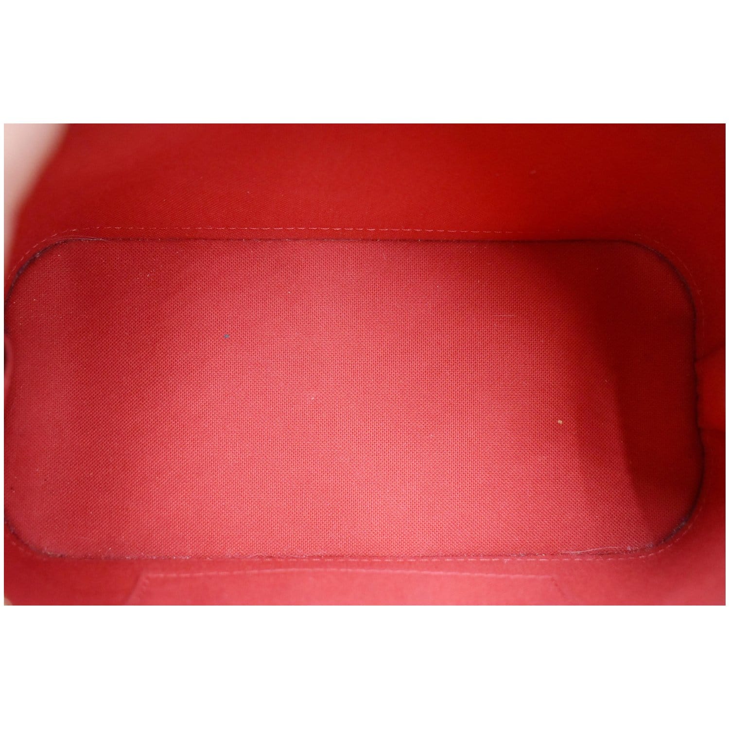 Alma bb cloth handbag Louis Vuitton Brown in Cloth - 35569568