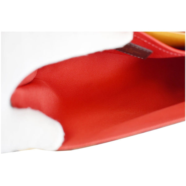 Louis Vuitton Croisette Damier Ebene Crossbody Bag interior