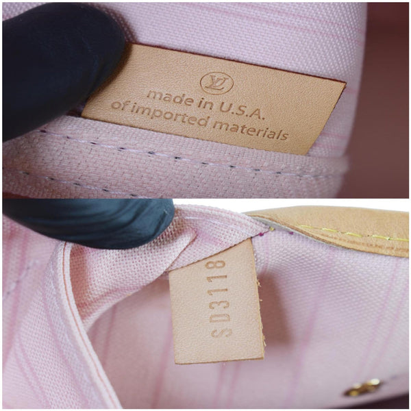 Louis Vuitton Neverfull MM Damier Azur Shoulder Bag item number