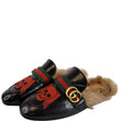 Gucci Princetown Skull Angel Fur Leather Slipper US 7