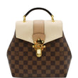 LOUIS VUITTON Clapton Damier Ebene Backpack Bag Creme Beige